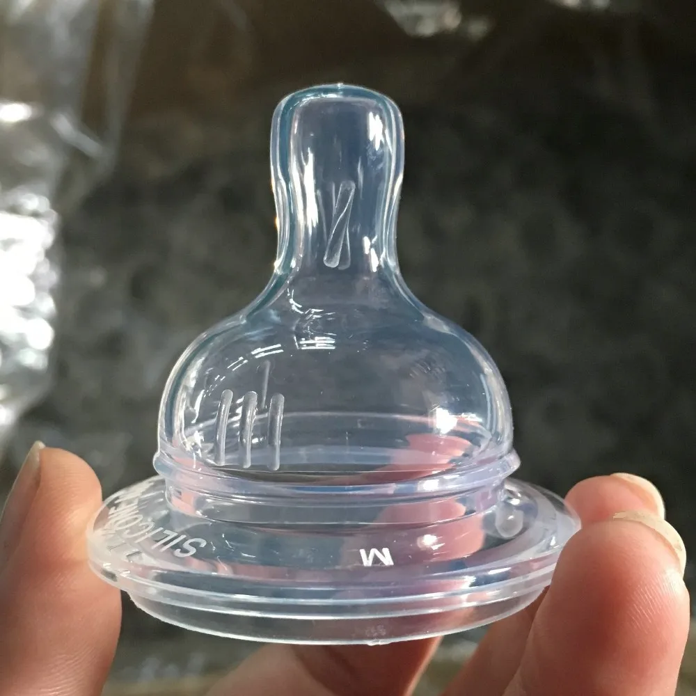 Silicone Wide Mouth Baby Nipple Infant Kids Teether Care Milk Feeding