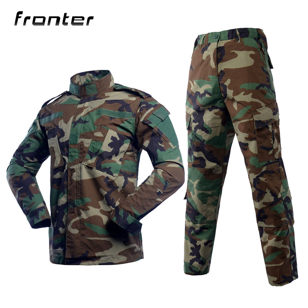 Custom Military Clothing/Woodland Camouflage Security Guard Uniforms