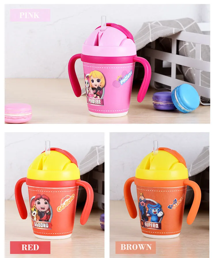 Baby Bamboo Water Bottle New Product Ideas 2019 Home Kitchen Gadget Insulation Children Drinking Cup With Silica gel Straw