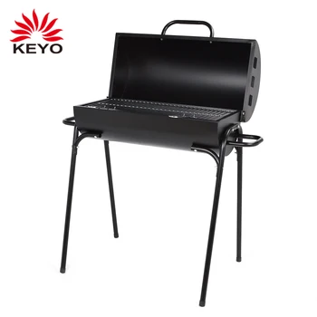 Brazil Barrel Barbecue Grill Simple Oil Drum Charcoal Bbq ...