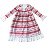 Hot Sale Girl Spring/Fall Princess Dress Little Girls Long Sleeve Print Party Dresses Boutique Kids Clothes
