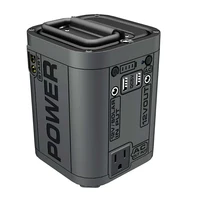 

110V/220V output ac outlet OEM portable charger super large capacity jump starter LED flashlight ac power bank kit