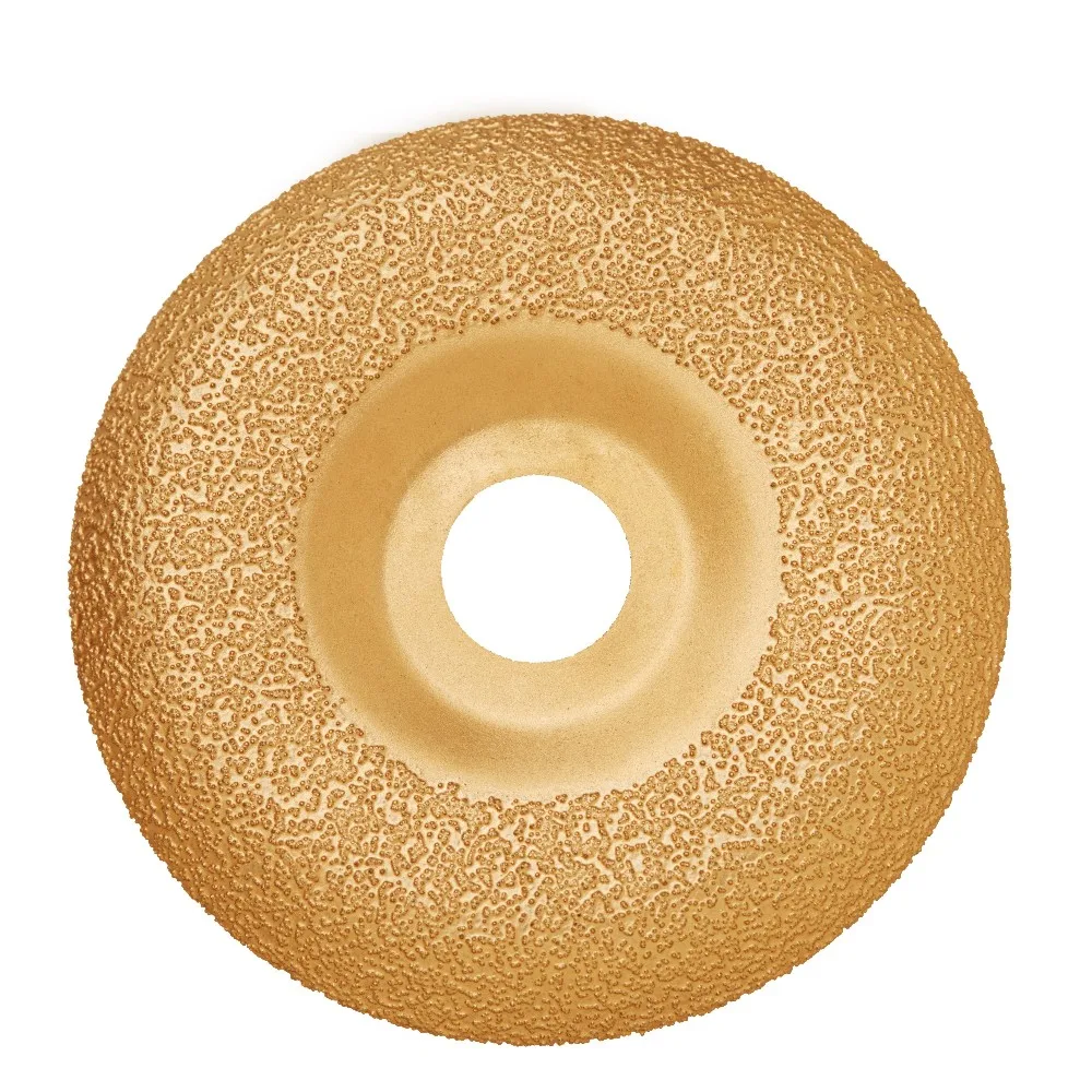 Cast Iron Grinding Disk 100mm Vacuum Brazed Diamond Grinding Wheel