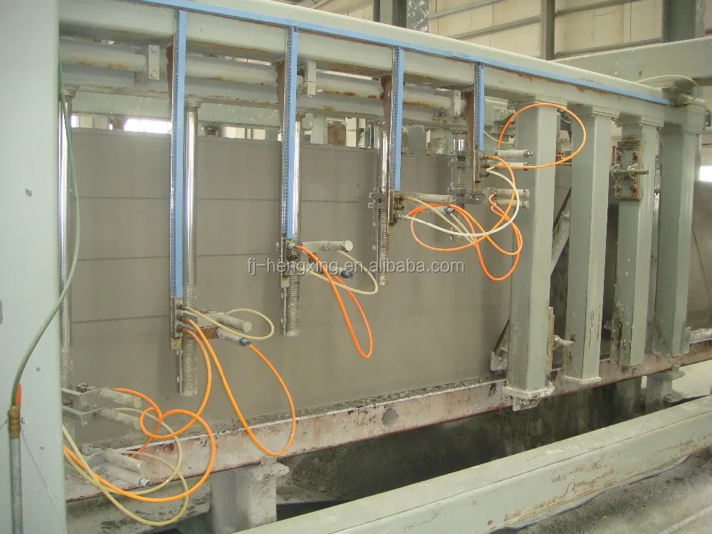 Firewall autoclave areated concrete block production line AAC block machine