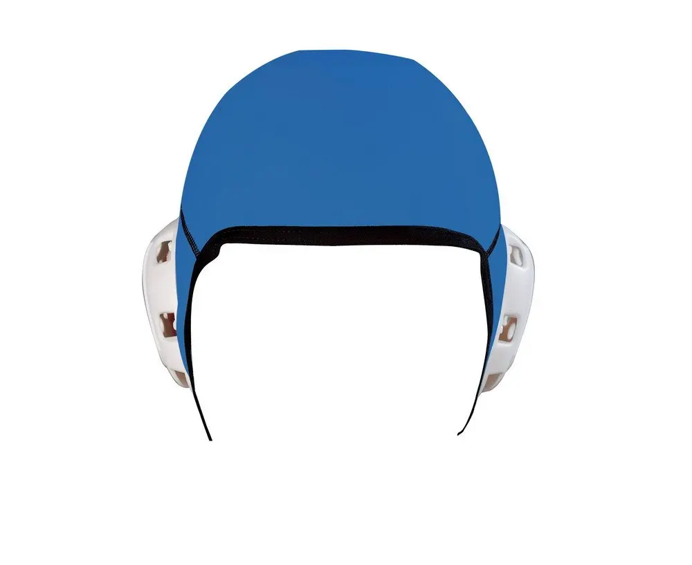 Blue New Numbers 1-13 Water Polo Adult Senior Cap Set with Ear Guards 