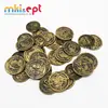 Plastic pirate gold coin kids pirate props toys for party