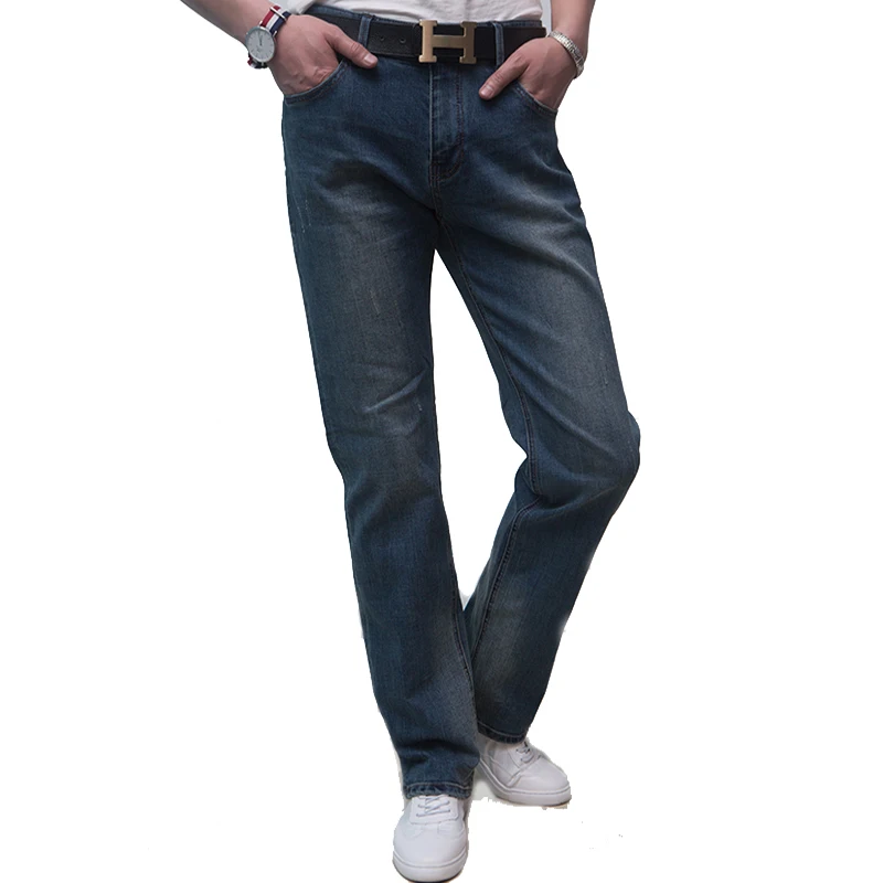 

custom branded jeans denim american style jeans manufacturers OEM 44 waist jeans