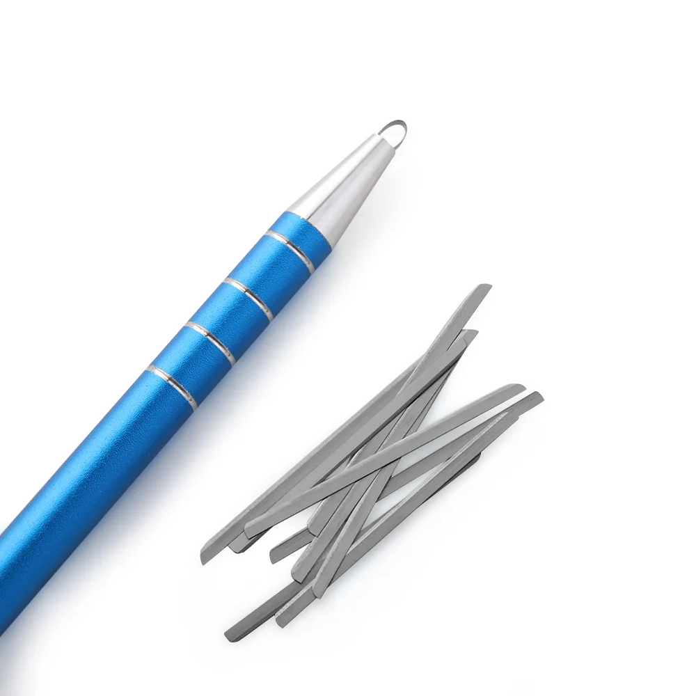 

Hairdressing shaving and design Stainless Steel pen razor hair for Styling