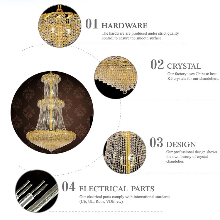Contemporary Philippines Crystal Chandelier Light For House Lighting