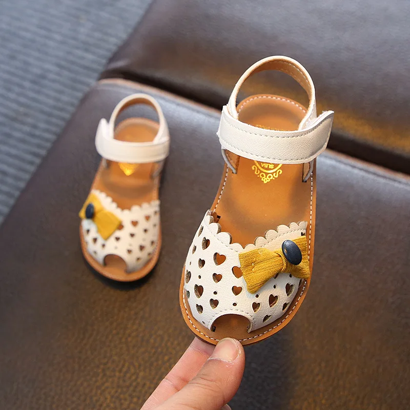 

2019 summer new girl tendon soft bottom cartoon toddler shoes, Image