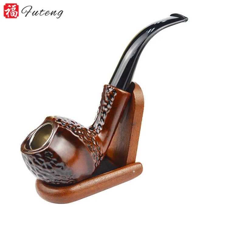

Futeng Free shipping High Quality Current hot sale Tobacco Wood pipe, As the picture