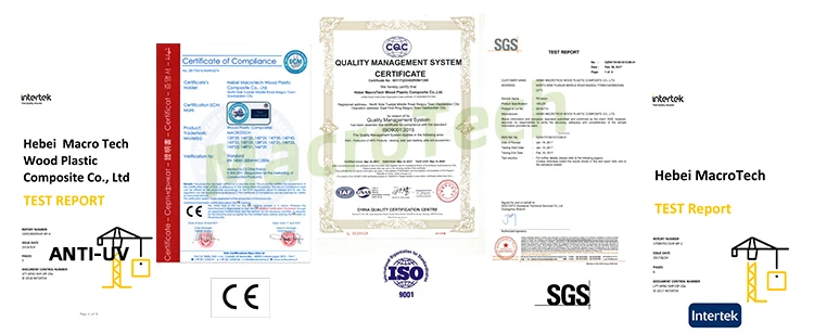 Hot selling on-line wood grain deep embossed wpc wood plastic composite manufacturer decking flooring tiles