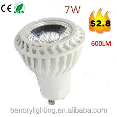 GU10/GU5.3 zoomed bulb light camera lamps led lights led bulb, 7W nature white silicon dimmable