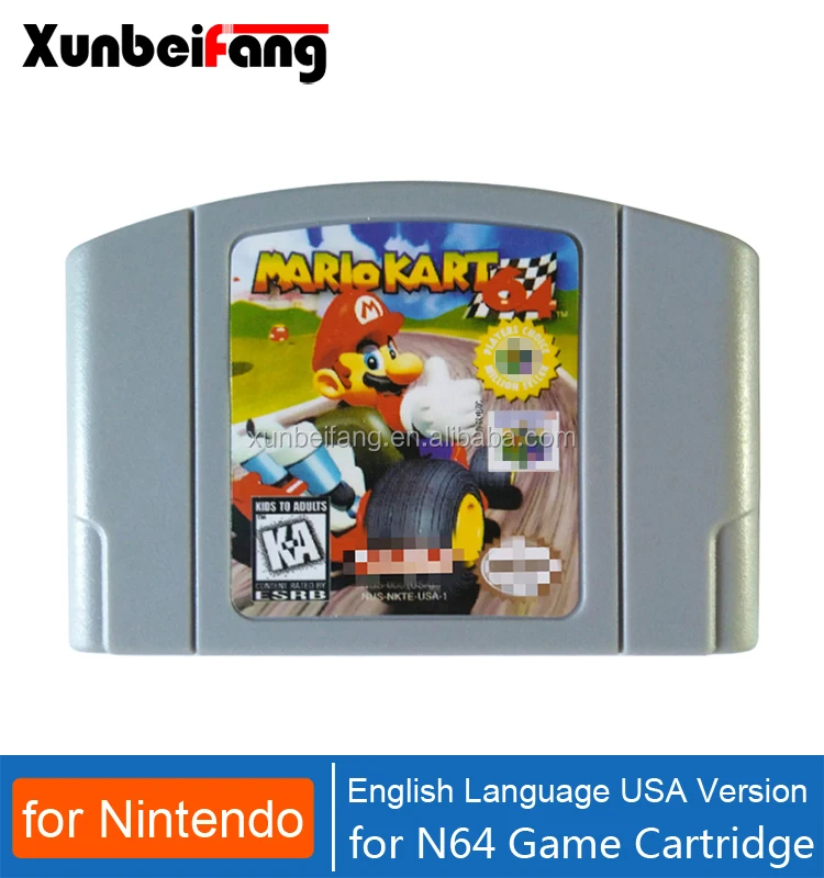 

Video Game Cartridge for N64 Console Card English Language US Version, Gray