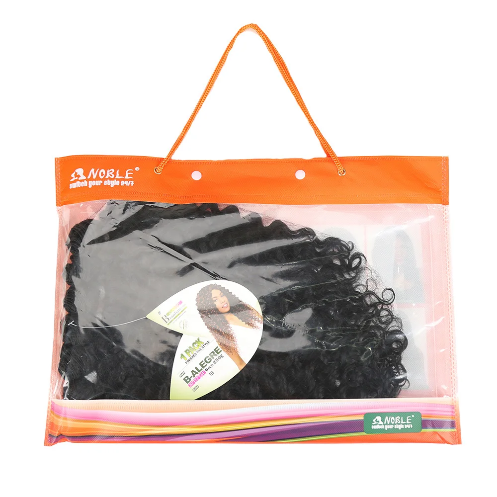 2018 new arrival wholesale brazilian hair vendors long 6 in 1 Multi-piece packaging deep wave blonde synthetic weave hair packs