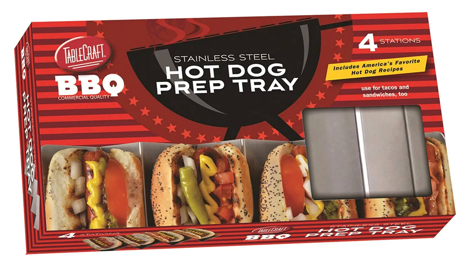 Стил хот. Steely hot Dog. Tray-Prep.