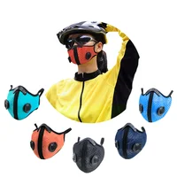 

New anti air pollution mesh PM2.5 mesh fabric sports mask with filter