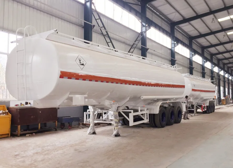 Heavy 42.5cbm Tanker Truck Dimension / 3axle Petrol Tanker/ Oil Tanker
