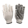 Safety PVC Dotted White Cotton Knitted Hand Work Gloves