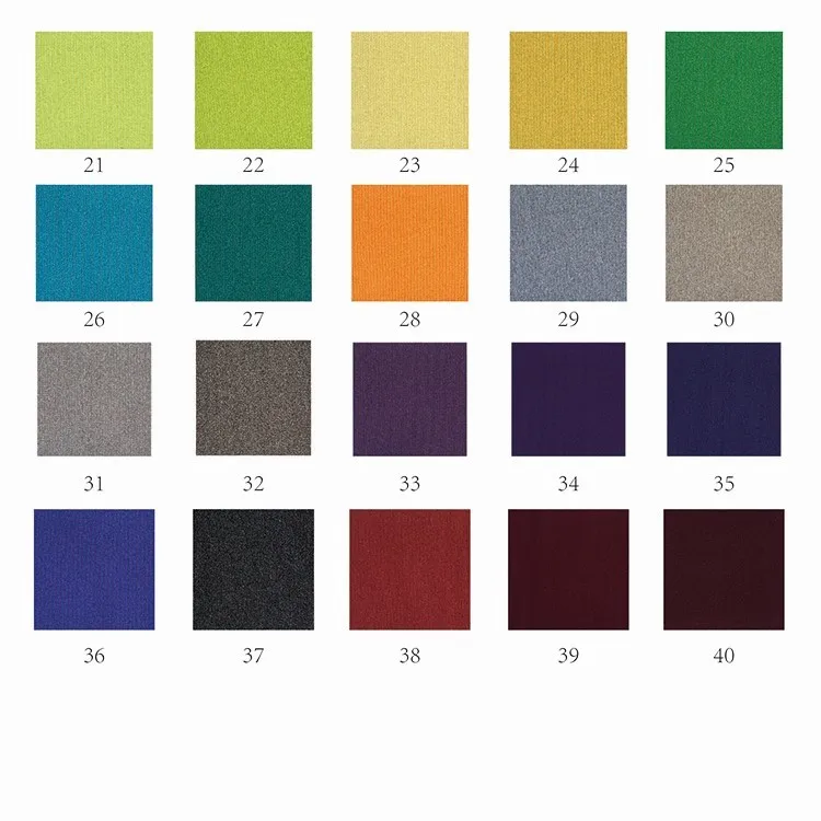 Plain Color 100sd Nylon Fireproof Commercial Black And White Carpet