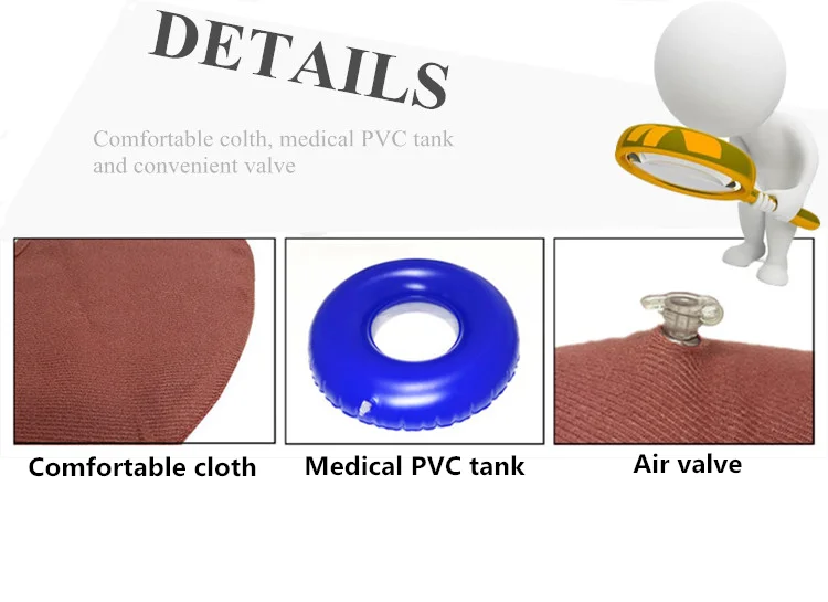 Medical Healthcare Round Rubber Inflatable Donut Travel Air Piles Seat