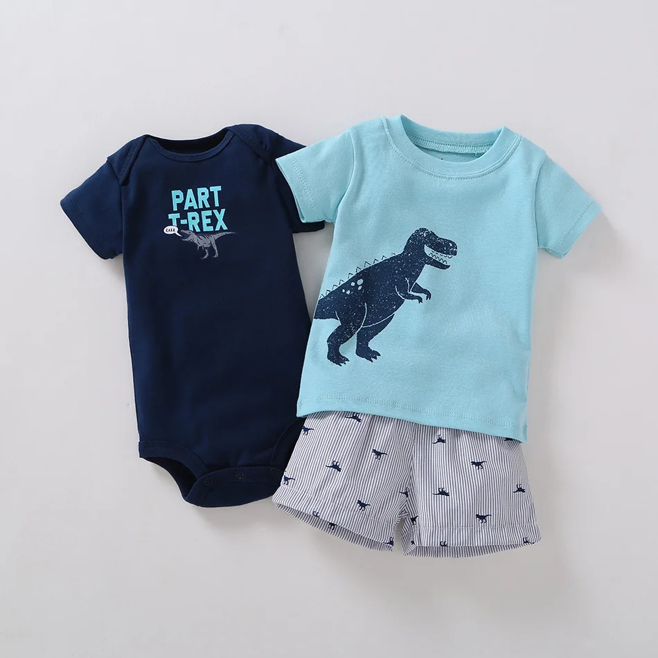 

R&H China Supplier baby clothes 1 cotton set wholesale children's boutique clothing, Customized color wholesale children's boutique clothing