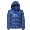 High Quality Men's Light Down Jacket With Hood Windproof Ultralight Men's Feather Down Jacket