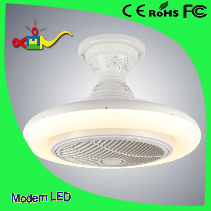 shenzhen modern ligthing 3 speed adjustable invisible ceiling fan light