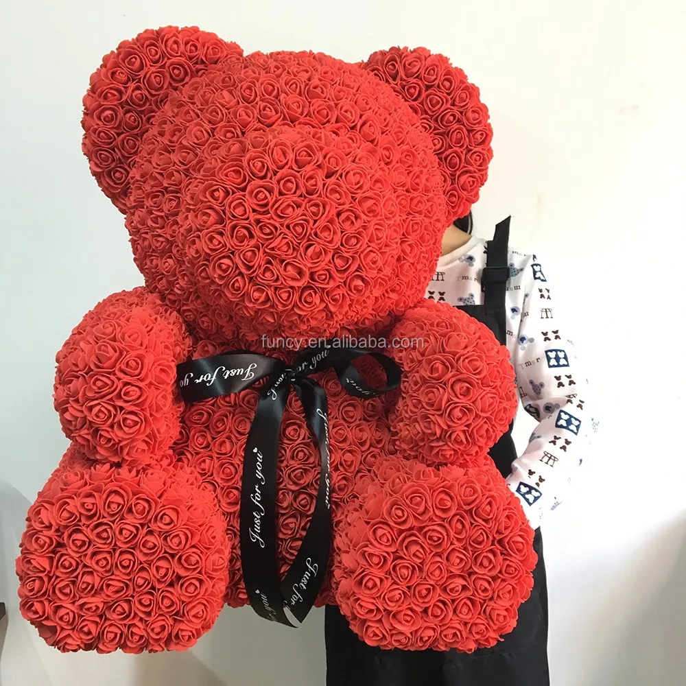 rose bear 40 cm