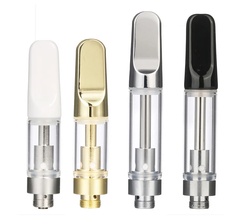 

Cheap Price OEM 510 atomizer glass tank ceramic leakproof cartridge, Black,white, gold, staniless steel