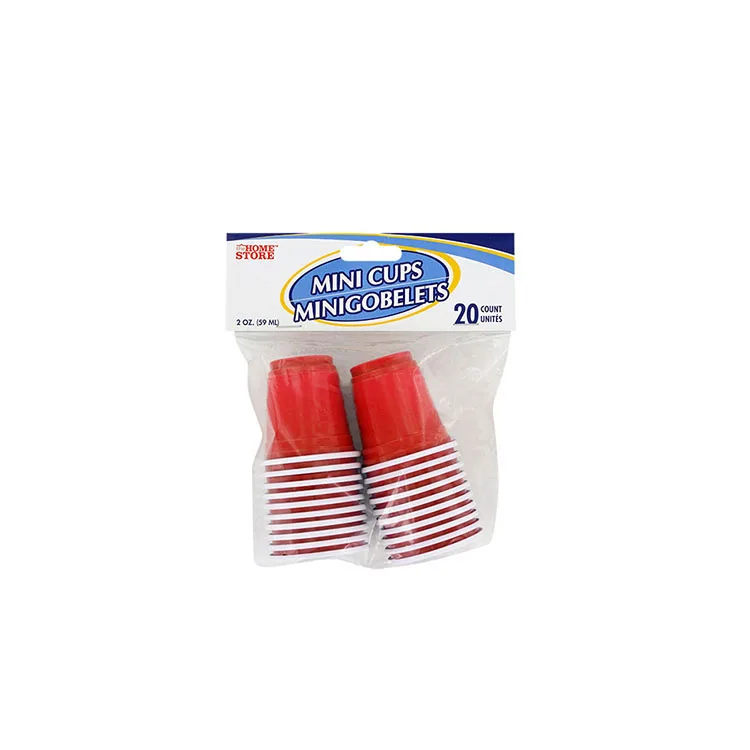
Disposable plastic red cup drinking game party beer pong kit 