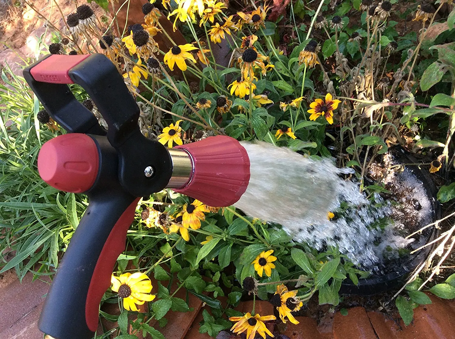 Heavy Duty Garden Water Spray Nozzle For Big Water Flow