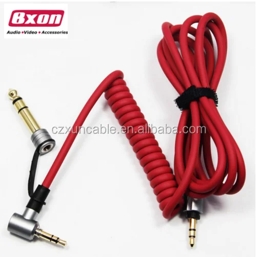 

6.35mm 1/4 Male to 3.5mm 1/8" Male TRS Stereo Audio Cable with Zinc Alloy