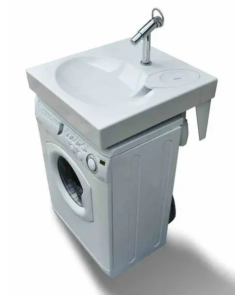 Platzsparende Waschbecken Flach Waschbecken Oben Passt Waschmaschine Buy Raum Sparen Waschbecken Product On Alibaba Com