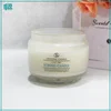 FengJun personalized custom logo print frosted white essential oil spa candle scented glass candle