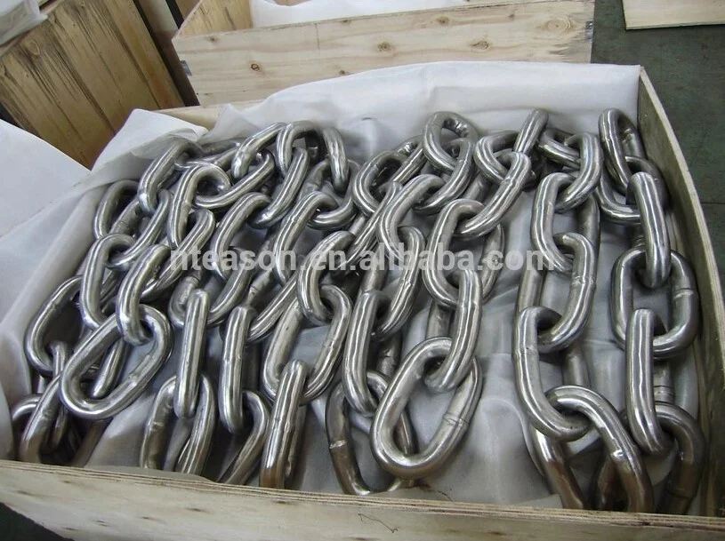 
stainless steel link chain commercial chain alloy steel high strength lifting chain 