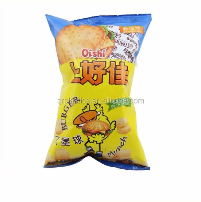 
Custom printed snack food packaging bag and potato chips bag 