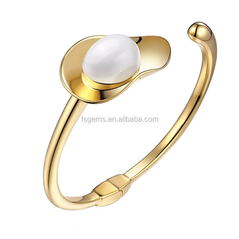 Fashion Intelligent Jewelry Lotus Smart Bangle for Women