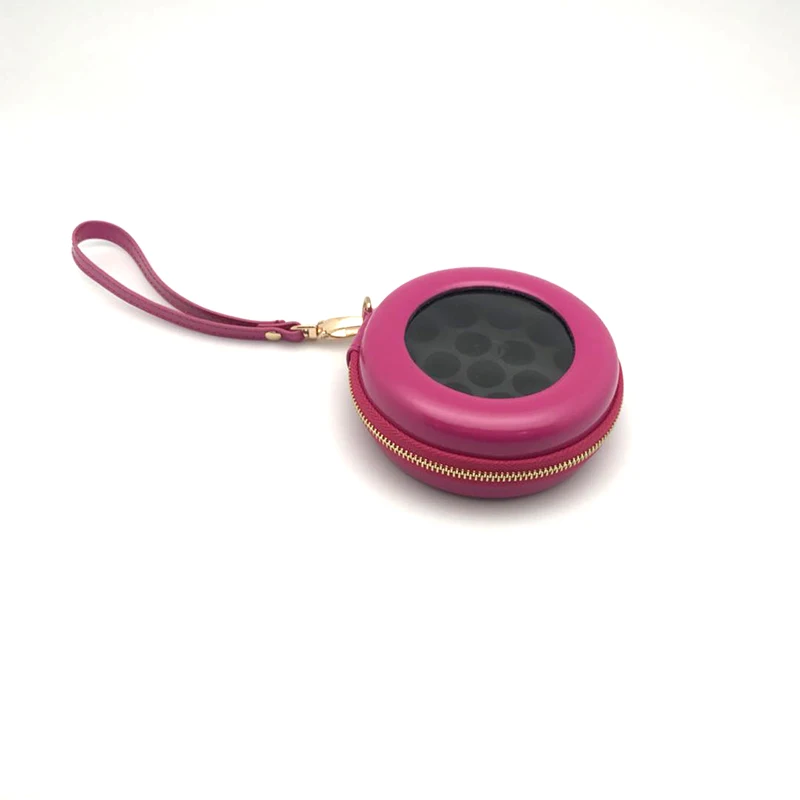 

Mig Pack Essential Oil Roller Bottle PU Travel Carrying Case Makeup Cosmetics Storage button Bag