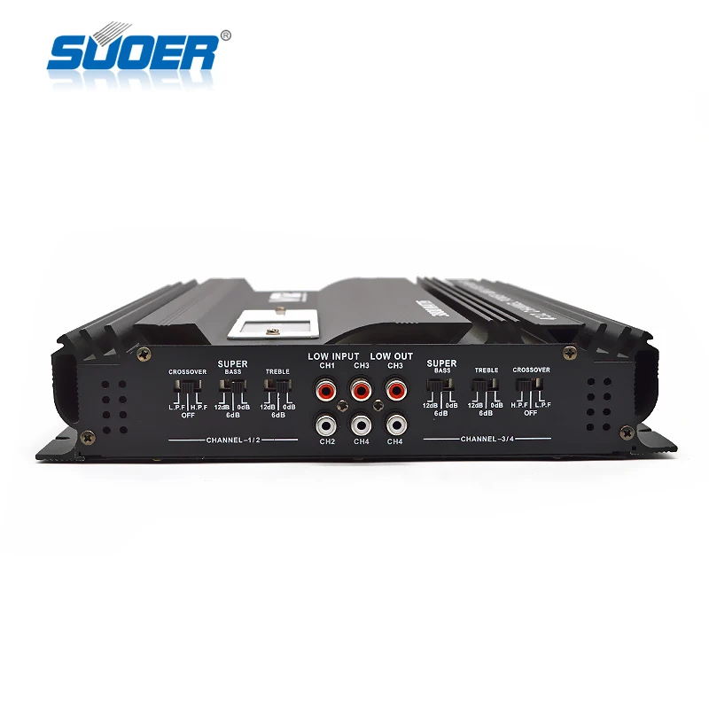 WDK705 12V car amplifier 4 channel sound digital car amplifier car