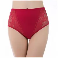 

Good quality wholesale fashion mesh lace soft cotton plus size fat women soft underwear