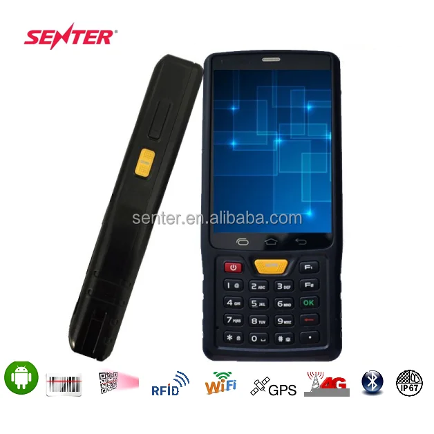 

ST907V7.0-zhg android barcode scanner pda rfid reader, Black;yellow