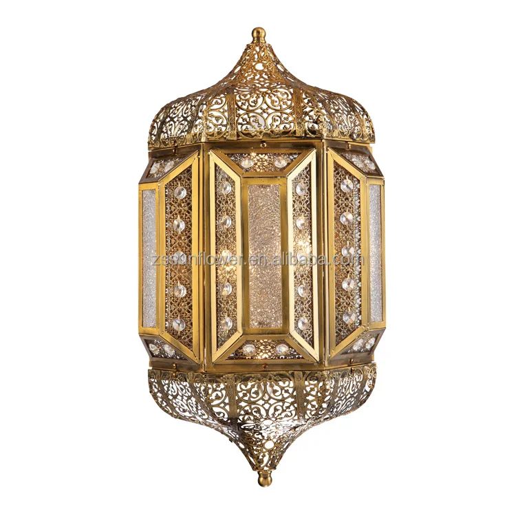 Handmade Moroccan metal wall sconce light fitting for project