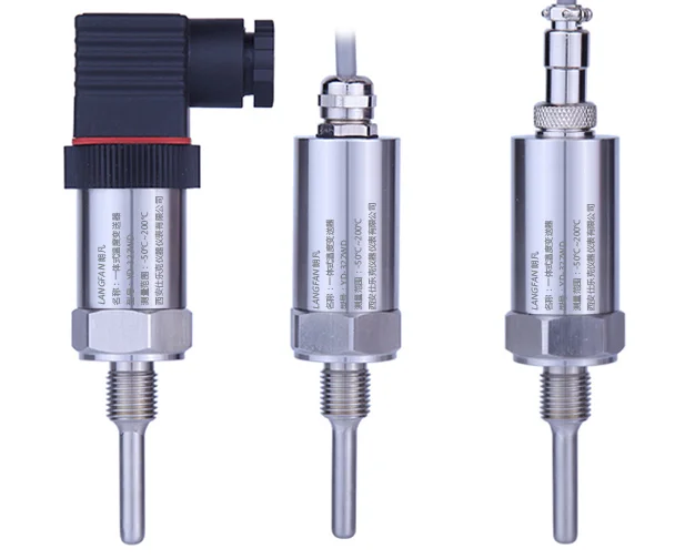 PT100 temperature transmitter for liquid/gas