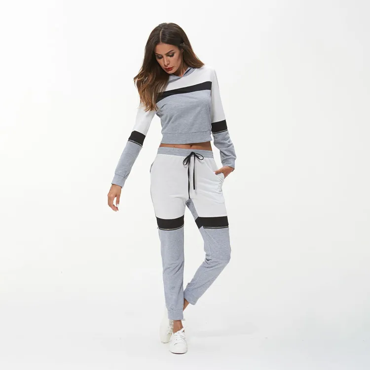 

High Quality Blank Women Sweat Suits Casual Womens Track Suit