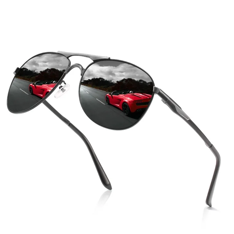 

New Fashion Stylish Design Aviation Alloy Frame HD Polarized Sunglasses For Men UV400 Protection