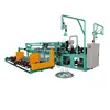 automatic double spiral diamond wire mesh chain link fence machine