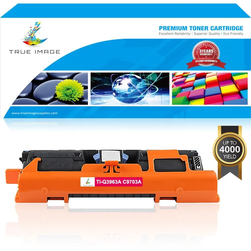Get Quotations · TRUE IMAGE Compatible Toner Cartridge Replacement for HP  Q3963A C9703A HP Color LaserJet 2550L 2550LN 2550N