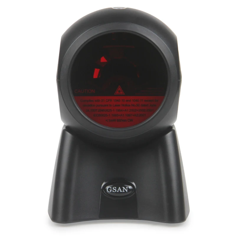 

Escaner de codigo de barras de sobremesa GS-9120 laser, Black
