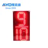 Popular New Design 7 Segment LED Display 9/10 Single DigitLED Gas Pricer Exporter